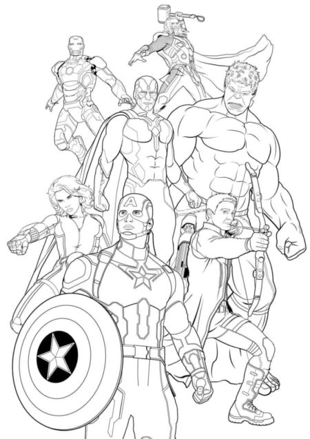 desenho-para-colorir-vingadores