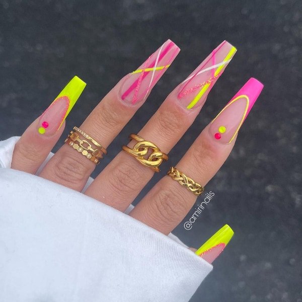 neon nails