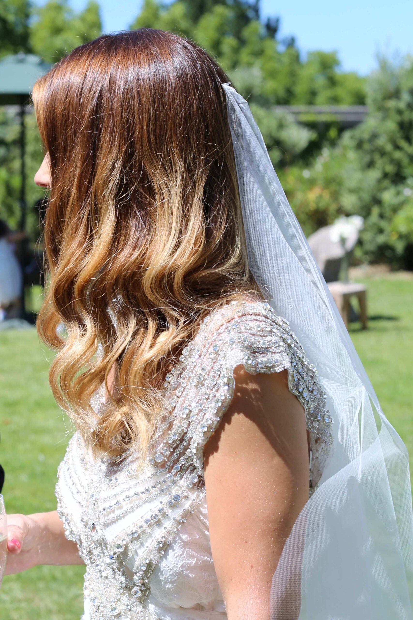 loose bridal hairstyle