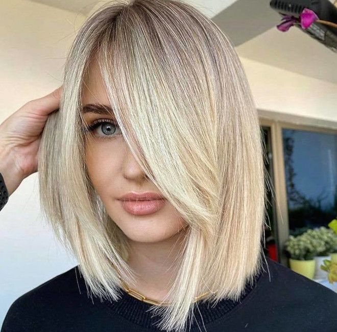 Long Bob Blonde