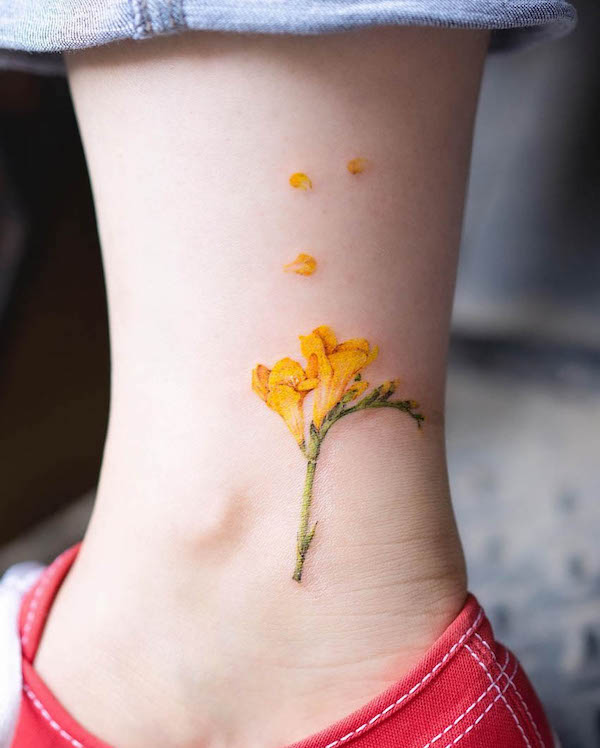 tattoo on foot