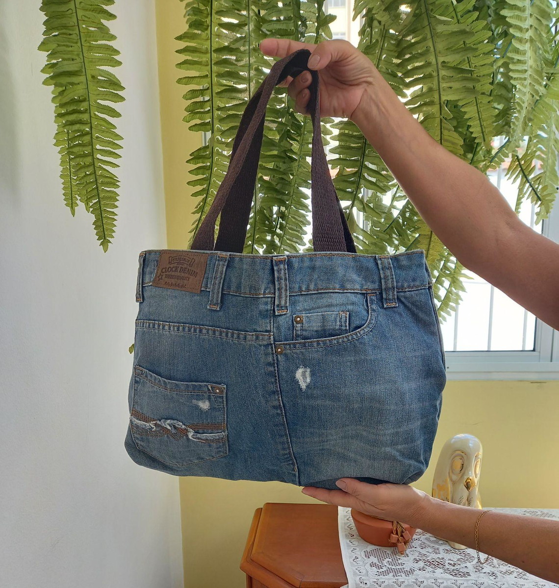 Artesanatos Faceis Bolsa Jeans