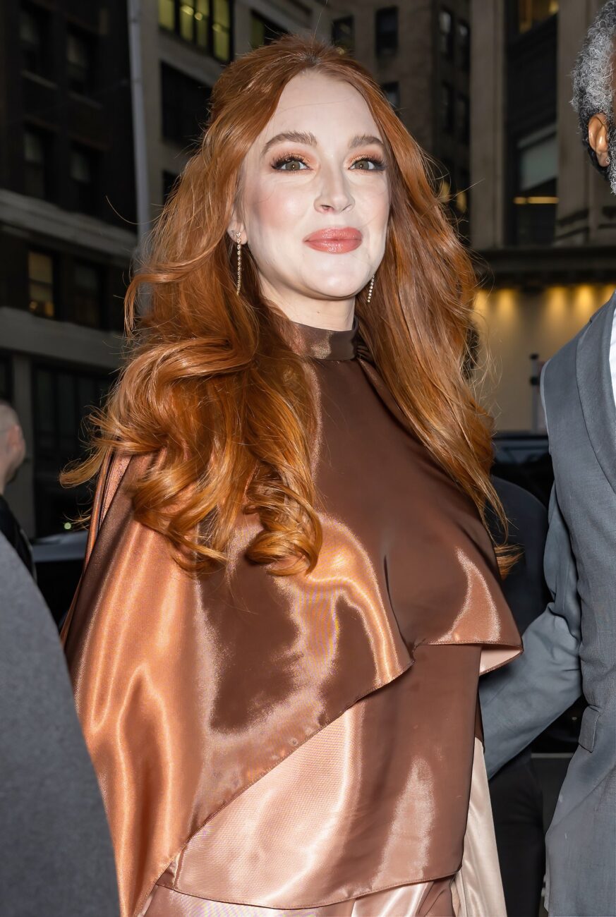 celebrity with orange hair