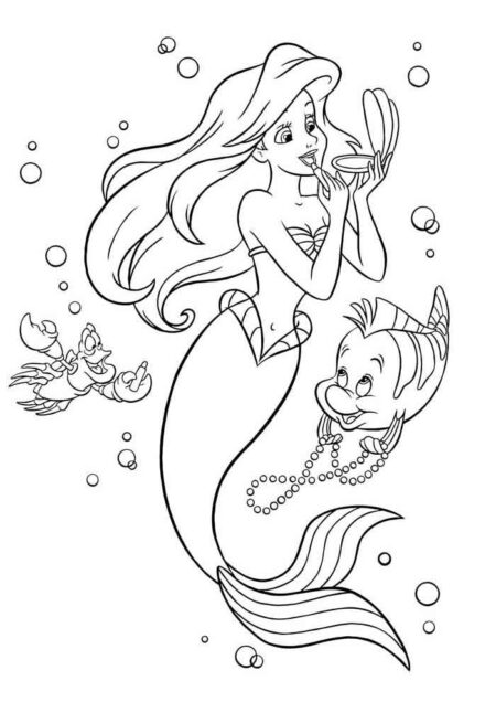 desenho-para-colorir-ariel