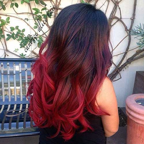 Ombre Hair Vermelho