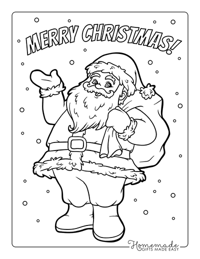 Santa Claus Coloring Pages