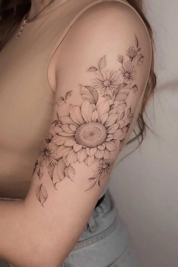 tatuagem feminina braço