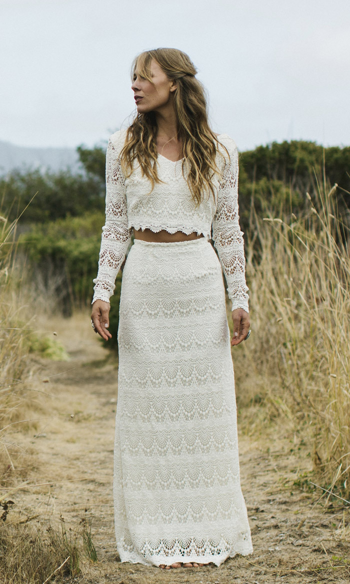 Vestido De Noiva Hippie Boho Curto