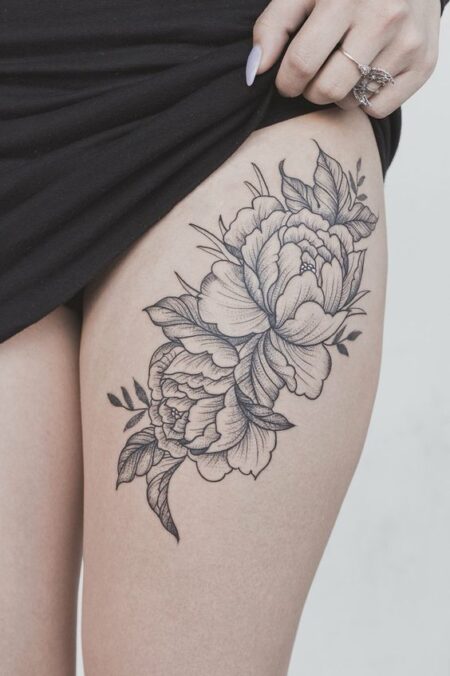 tatuagem-feminina-floral