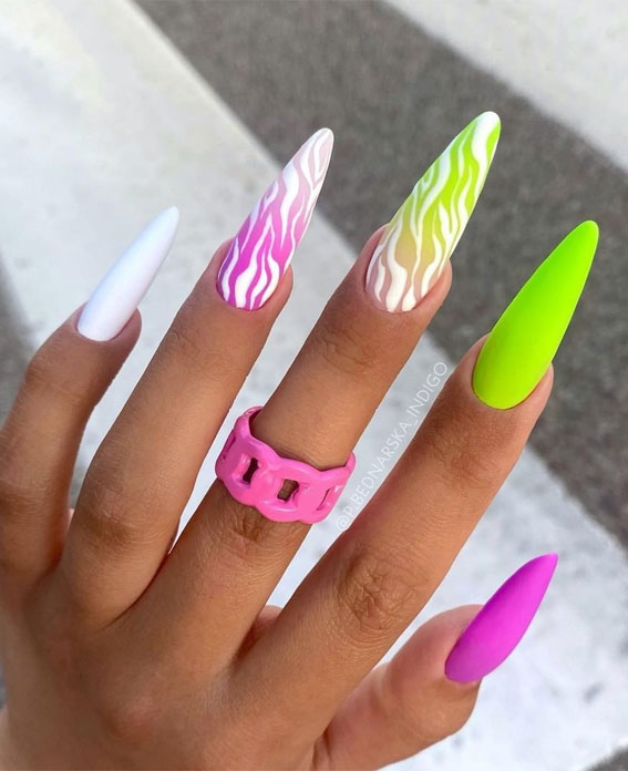 neon nails