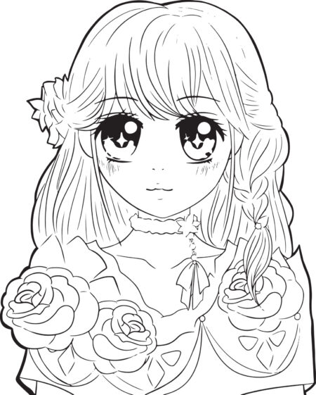 desenho-para-colorir-anime