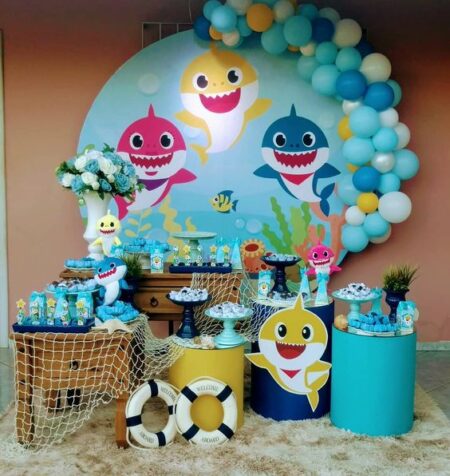 decoracao-festa-baby-shark