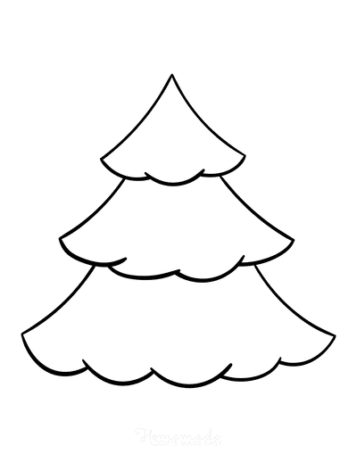 Christmas Tree to Color