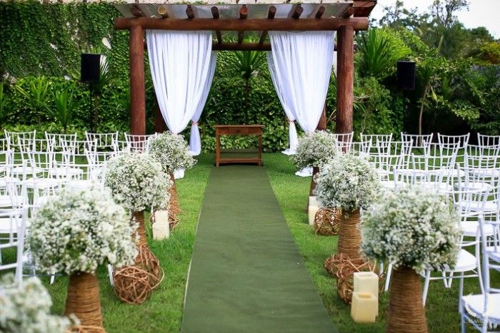 Casamento Ao Ar Livre Simples