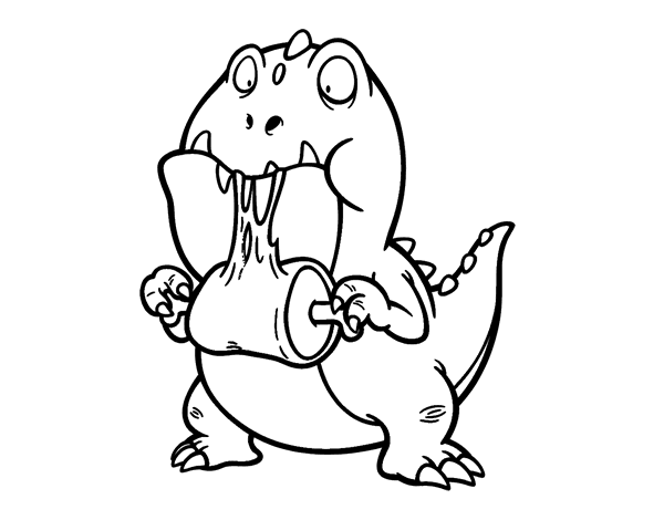 desenho-para-colorir-dinossauro