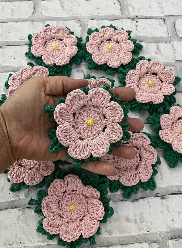 Flores De Croche Para Aplicacao