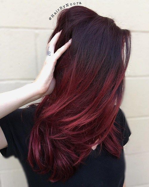 Ombre Hair Vermelho