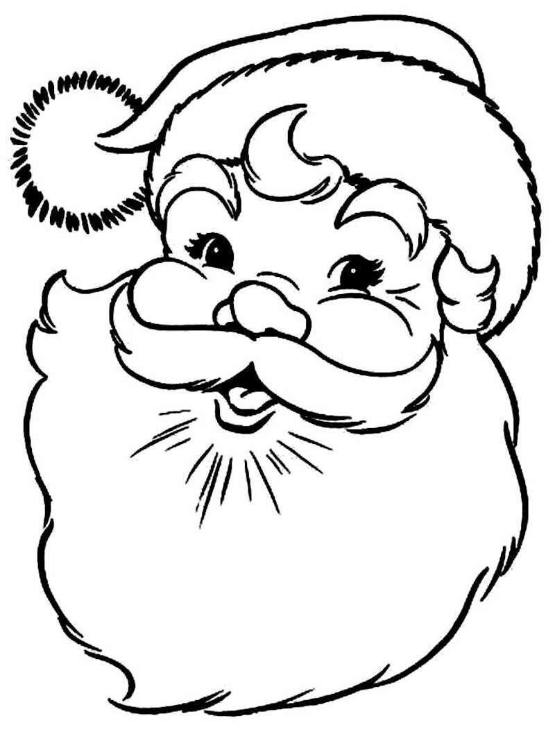 Papai Noel para Colorir