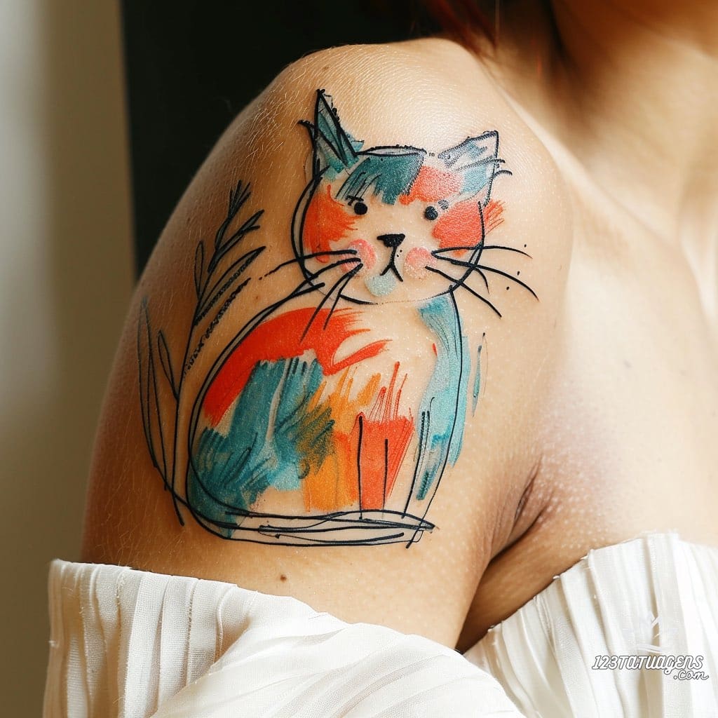 Tatuagem De Gato