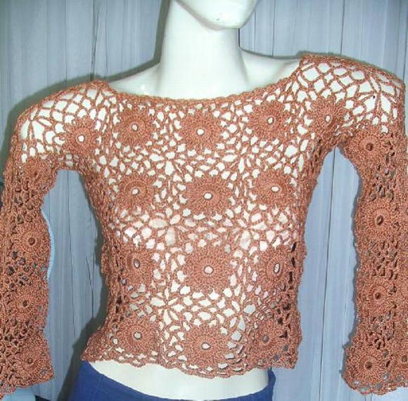 blusa-de-croche-manga-longa