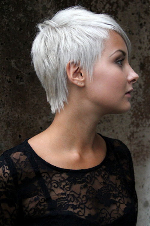 Platinum Short Hair