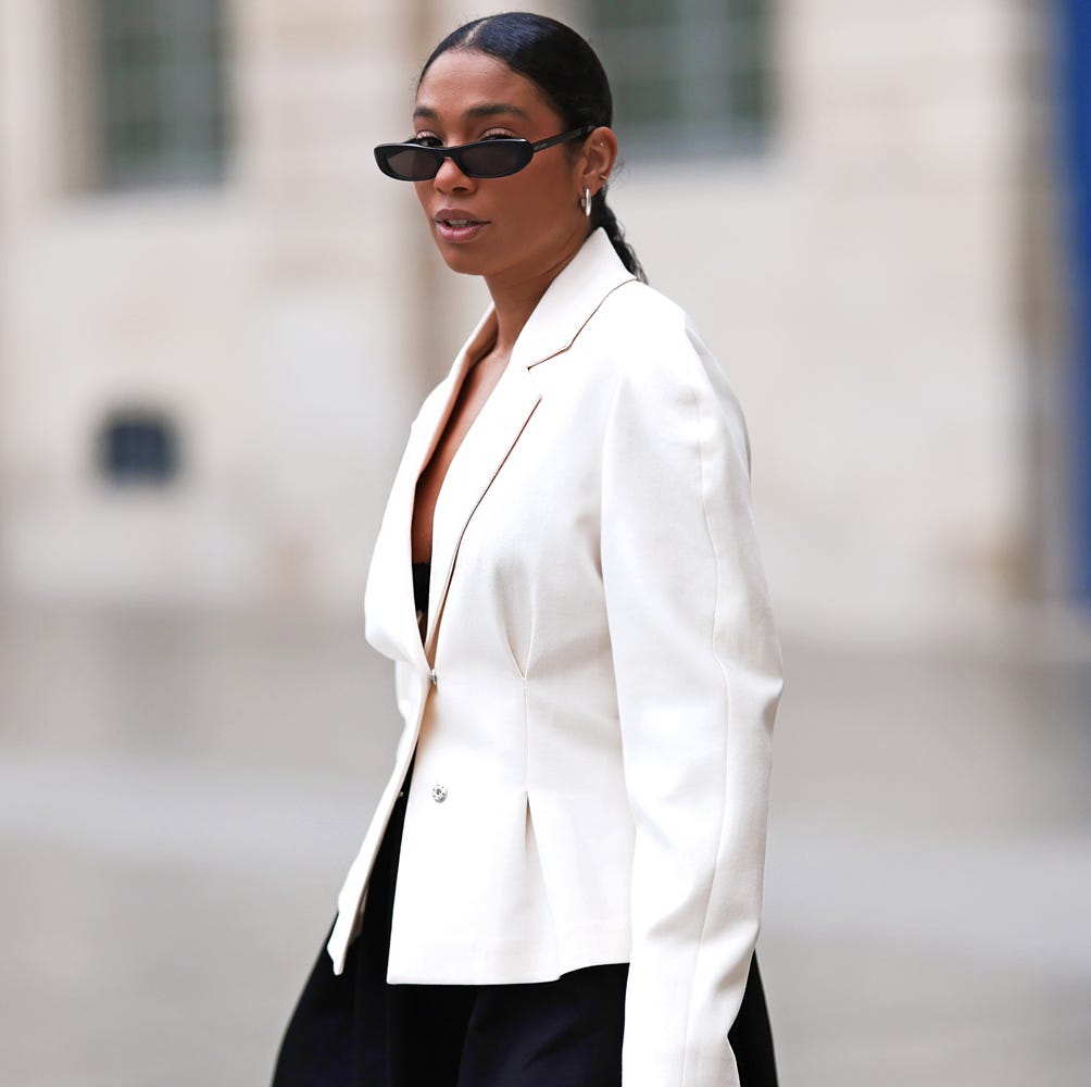 White Blazer Look