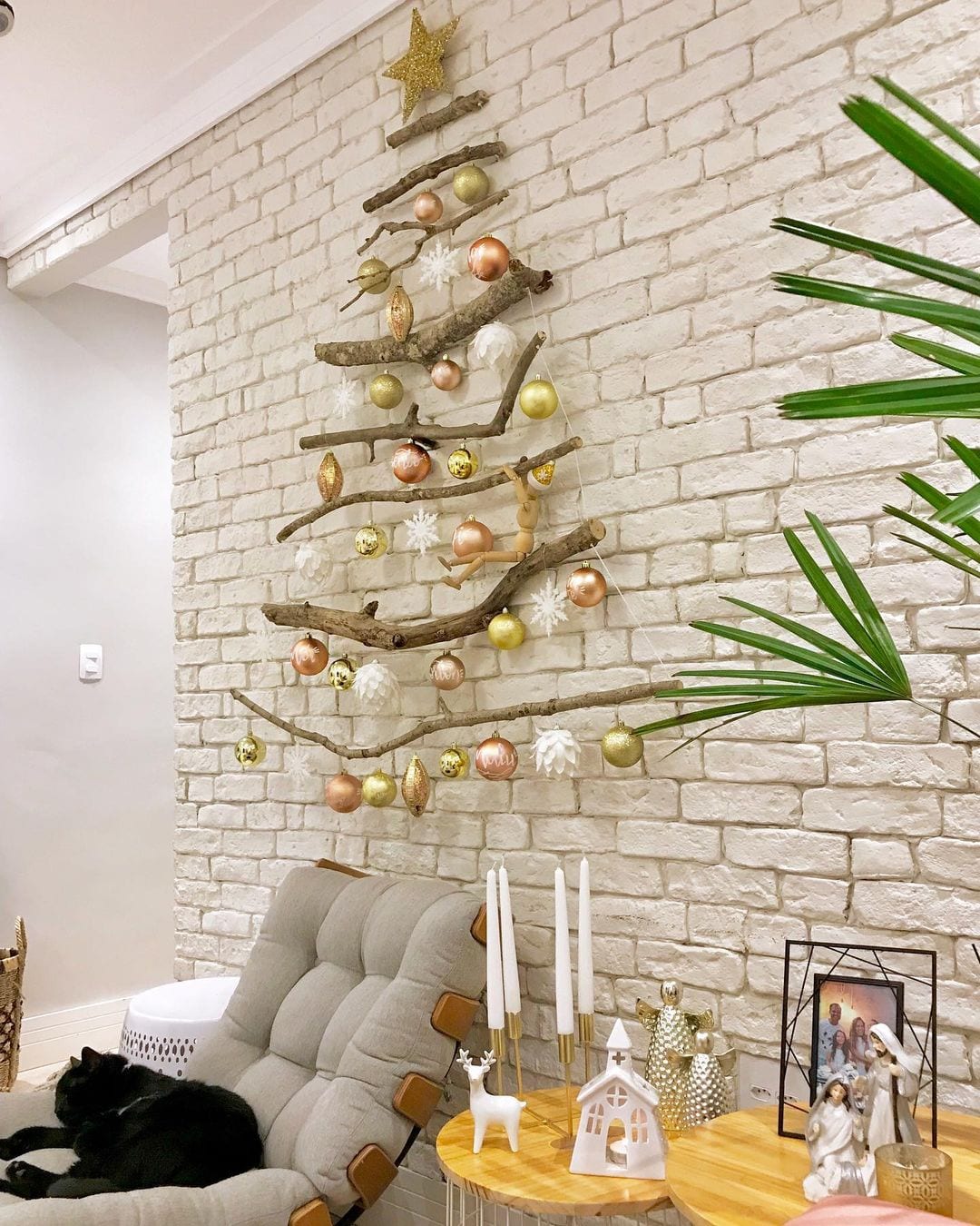 Decoração de Árvore de Natal de Parede