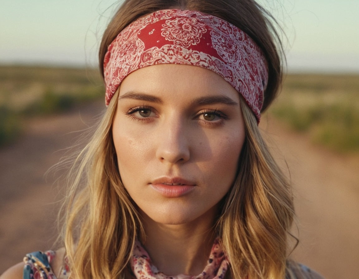 Feminine look with bandana