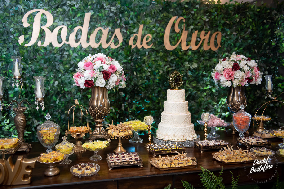 Decoracao Bodas De Ouro