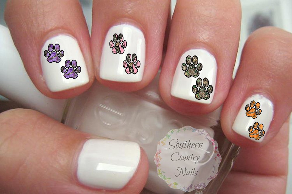 Nail Decoration PET Paw