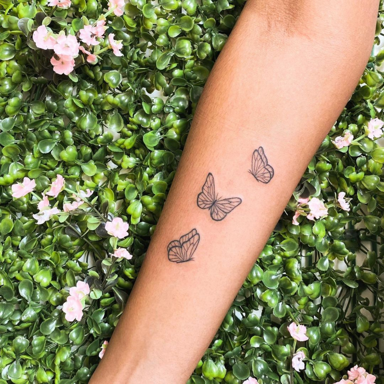 Tatuagem de Borboleta no Braço Pequenas