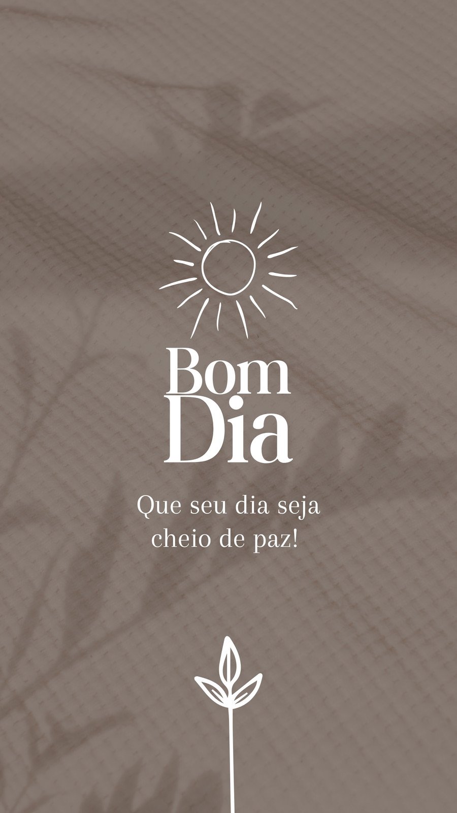 Mensagem de Bom Dia