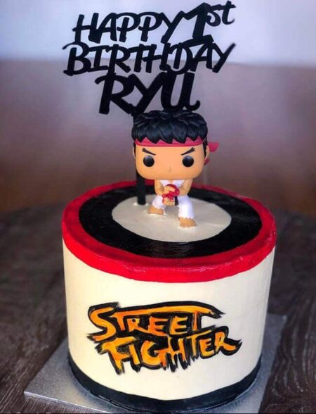 Street Fighter Decorated Cake