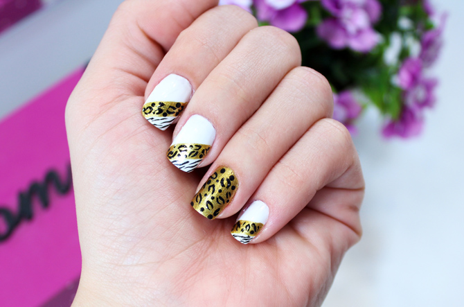 Unhas Decoradas Zebra E Onça