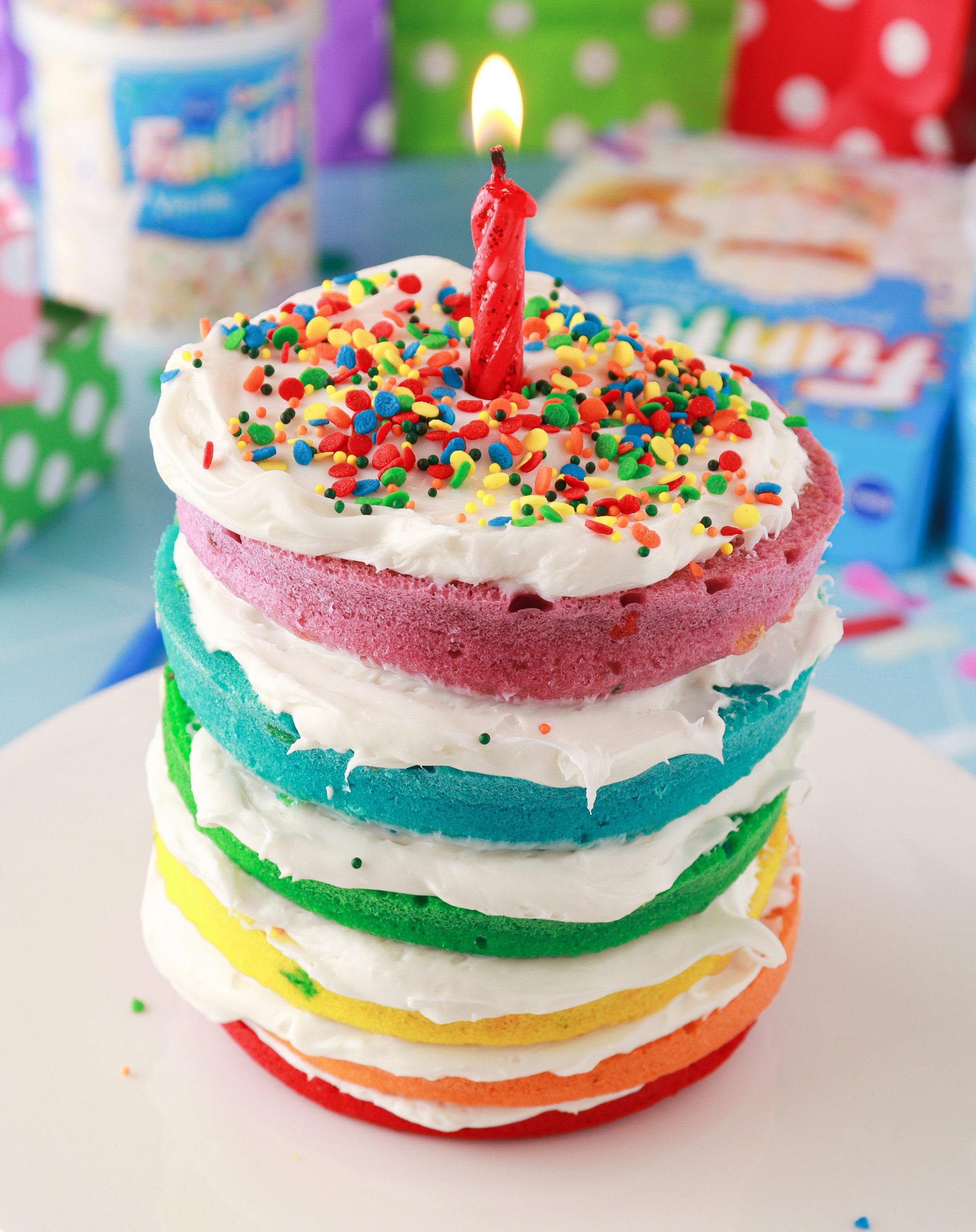 Rainbow cake