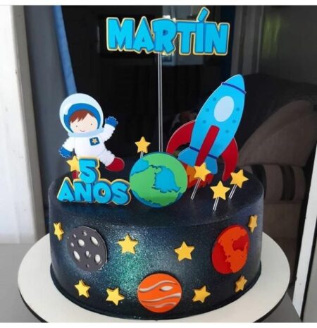 Bolo Decorado Astronauta