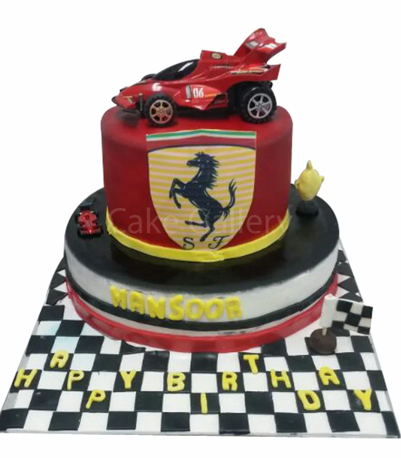 Ferrari Decorated Cake