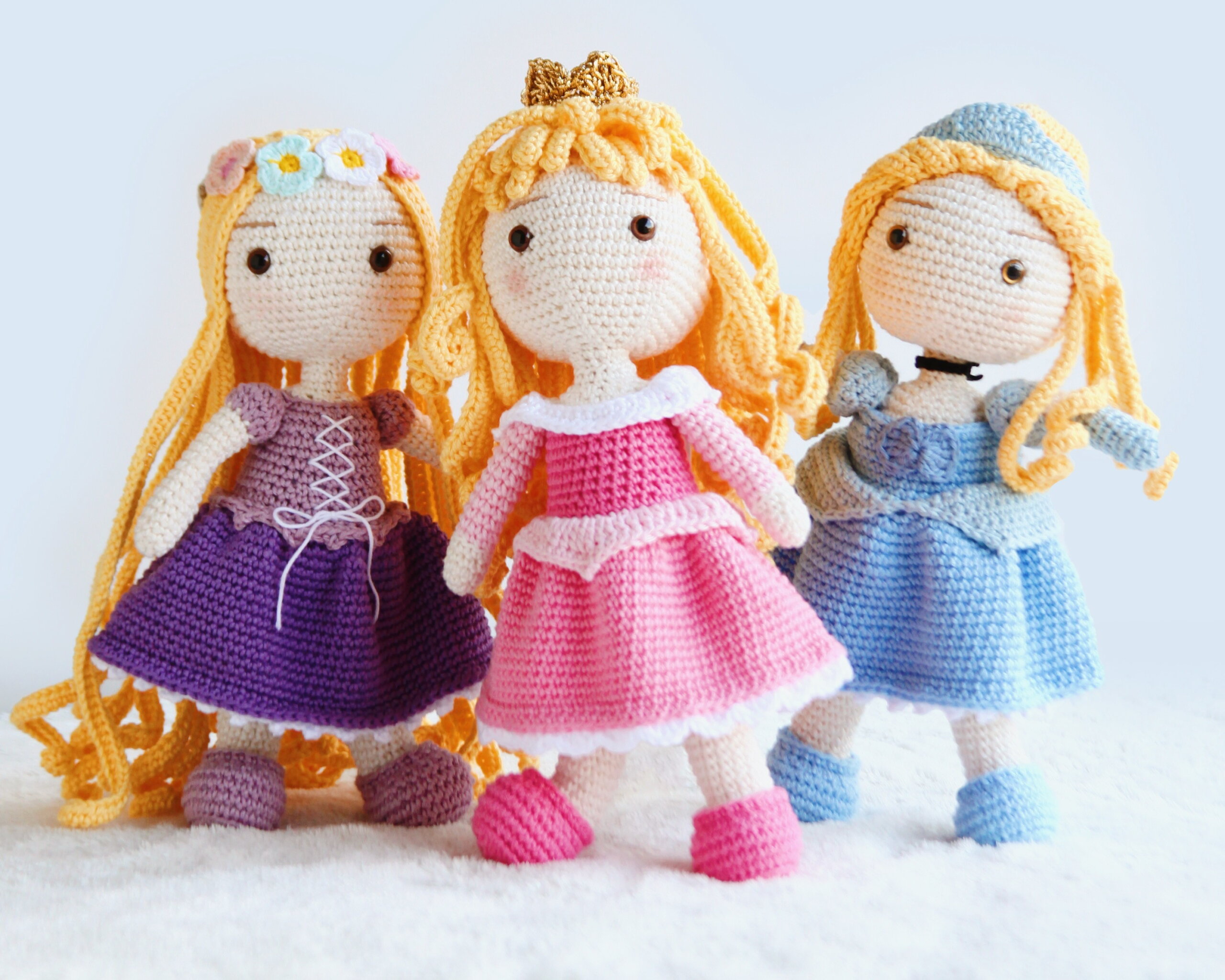 Bonecas De Amigurumi Princesas