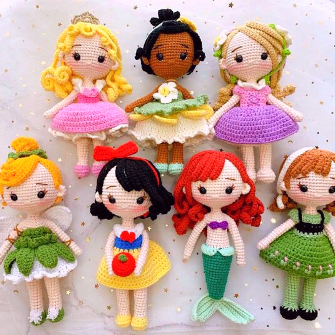 Bonecas De Amigurumi Princesas