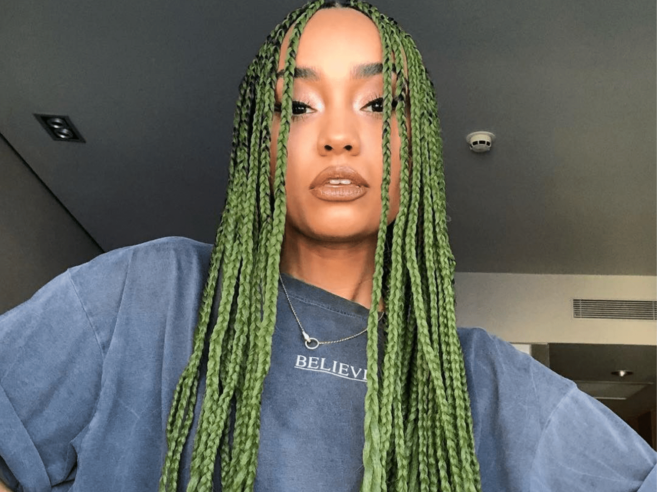 Ideas Box Braids Colored Look