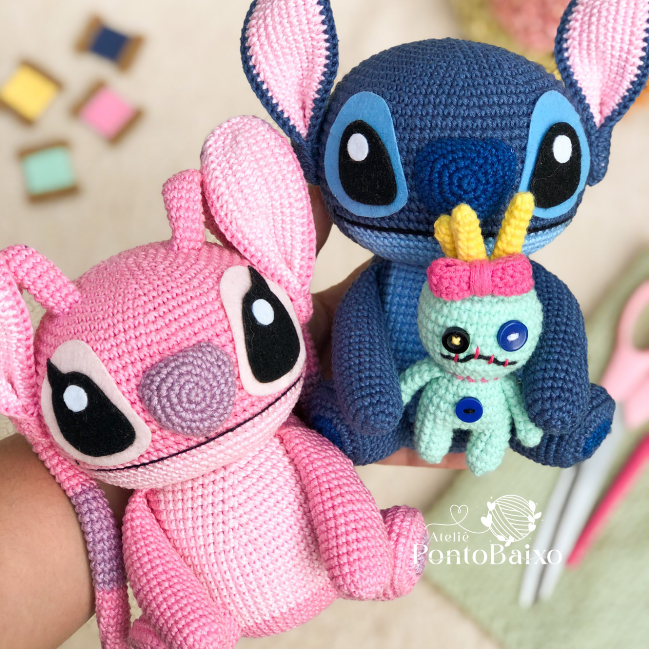 Crochê do Stitch