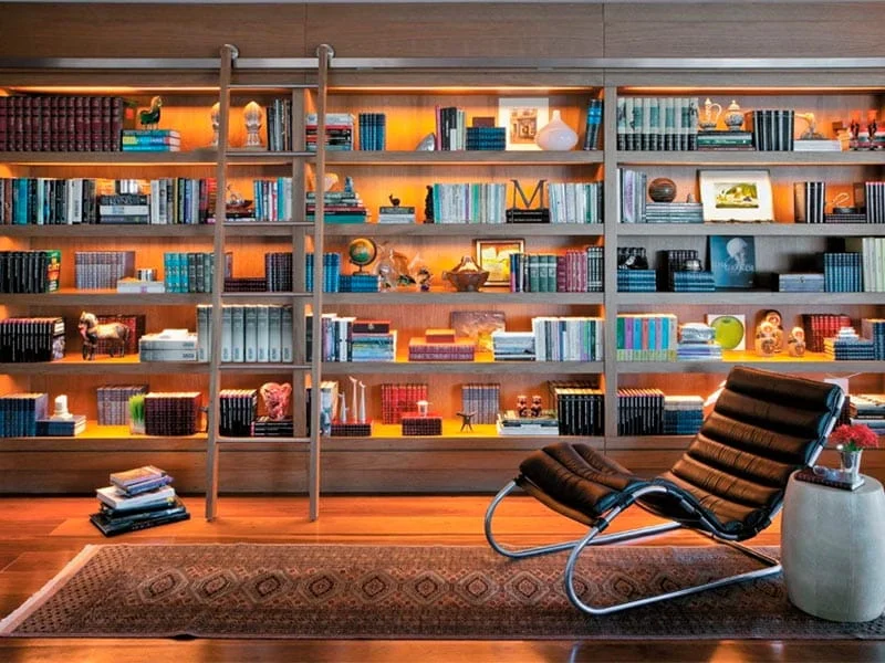 decoracao-com-livros-na-sala