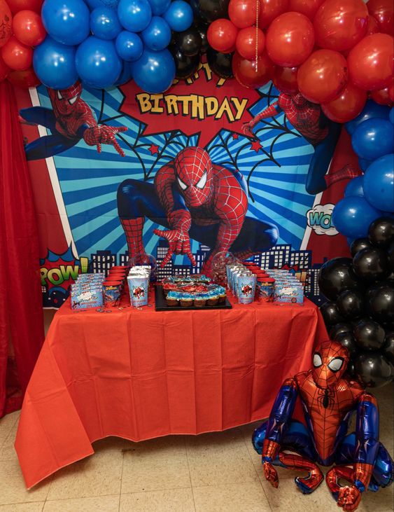 Decoracao Do Homem Aranha Simples