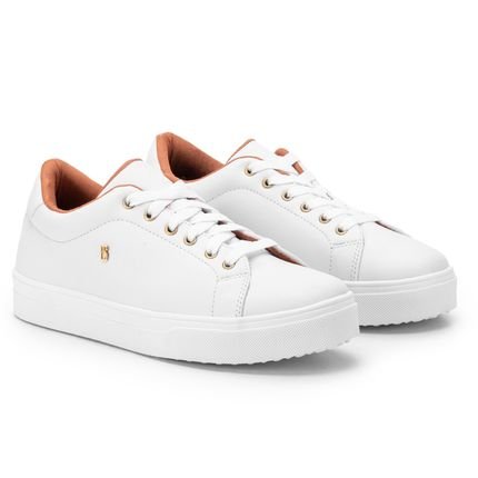 Tênis Feminino Casual Branco - Marca Estilo Shoes