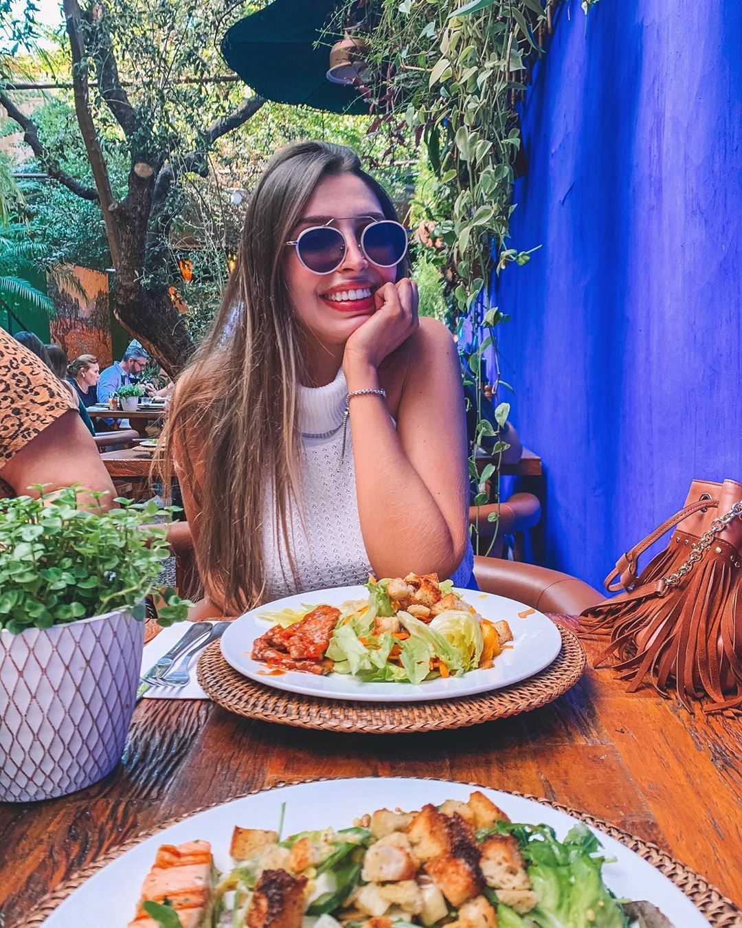 Pose de Fotos no Restaurante