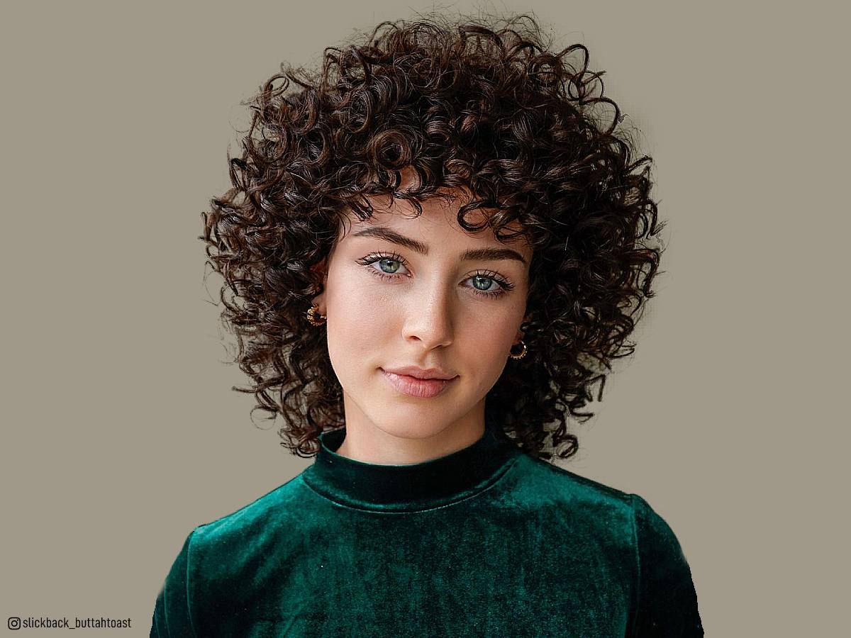 Short Curly Haircut Celebrities Actress