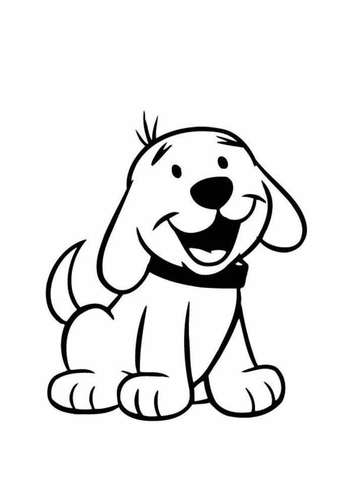 Desenho de Cachorro para Colorir