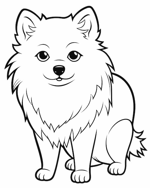 Desenho de Cachorro para Colorir