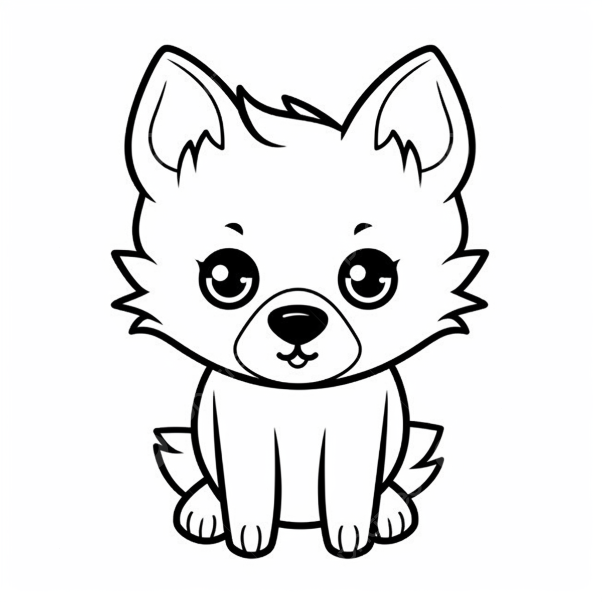 Desenho de Cachorro para Colorir