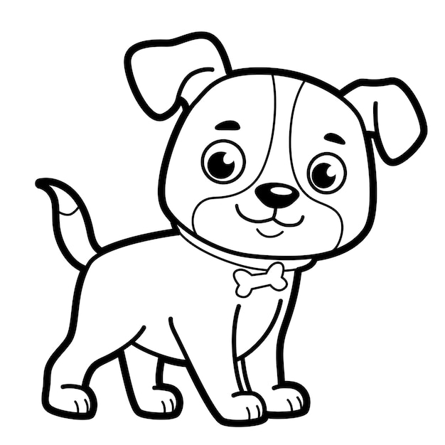 Desenho de Cachorro para Colorir